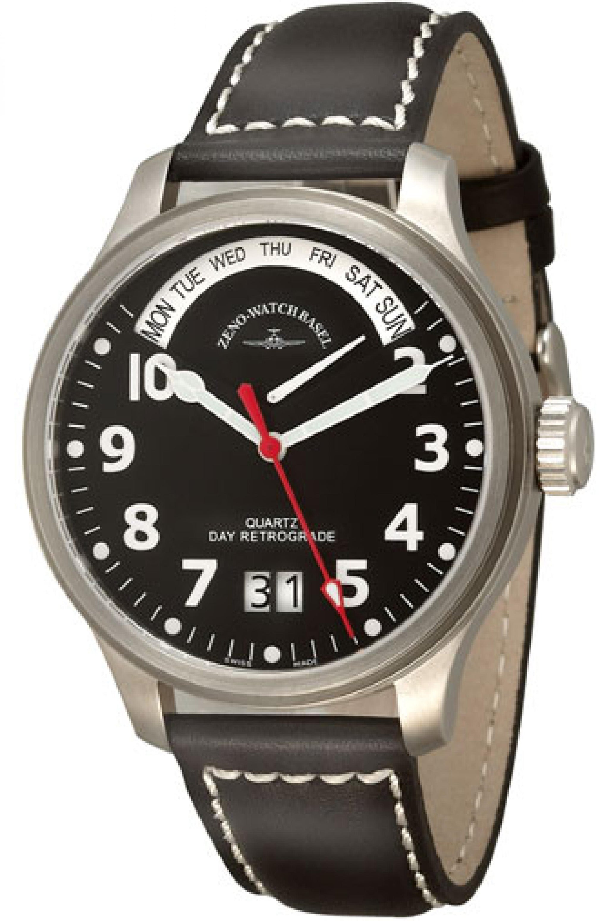 時計 zeno-watch Oversized Day Date Retrograd Oversized Pilot Day Date Retrograde – ZENO-WATCH BASEL