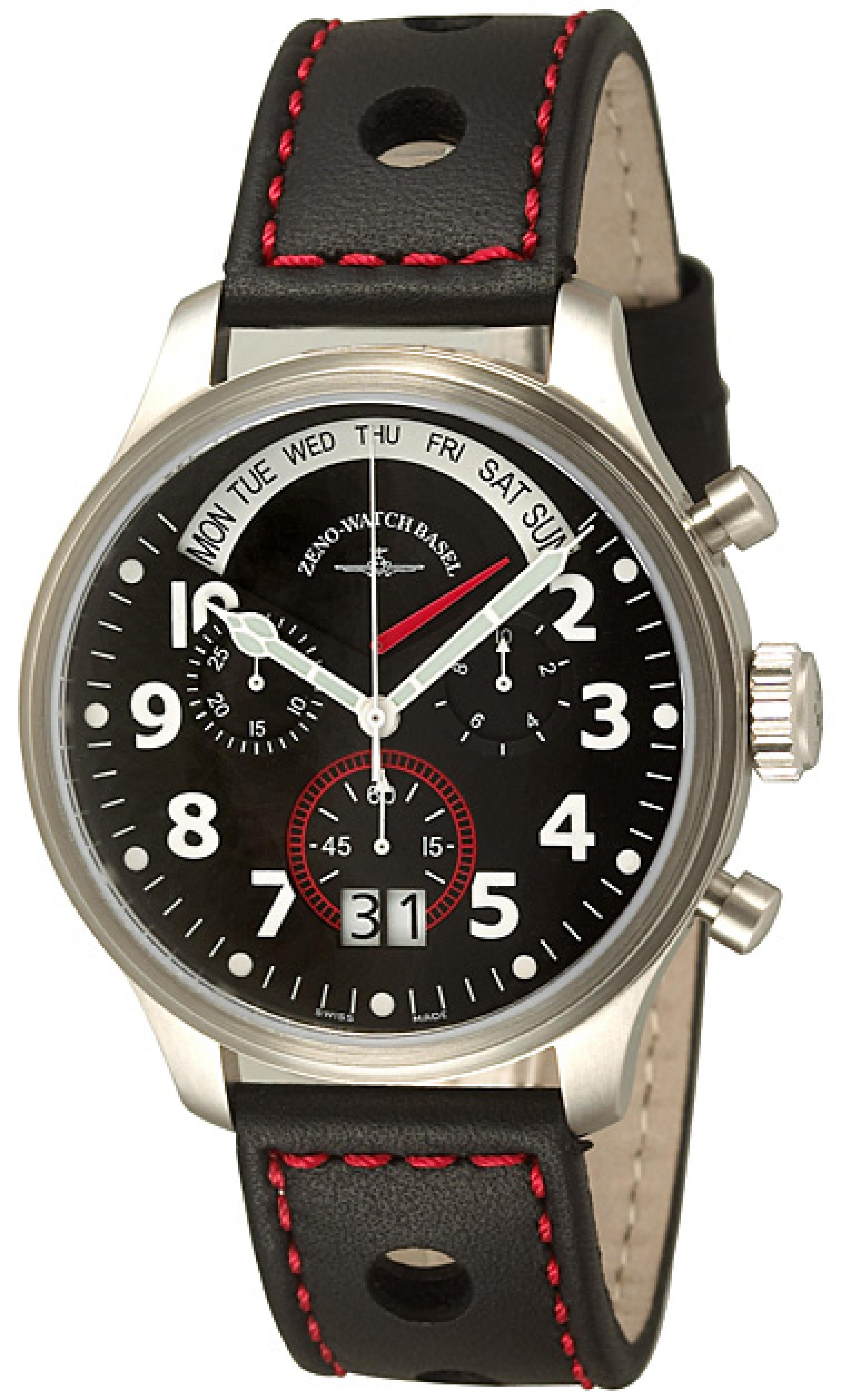 時計 zeno-watch Oversized Day Date Retrograd Oversized Pilot Day Date Retrograde – ZENO-WATCH BASEL