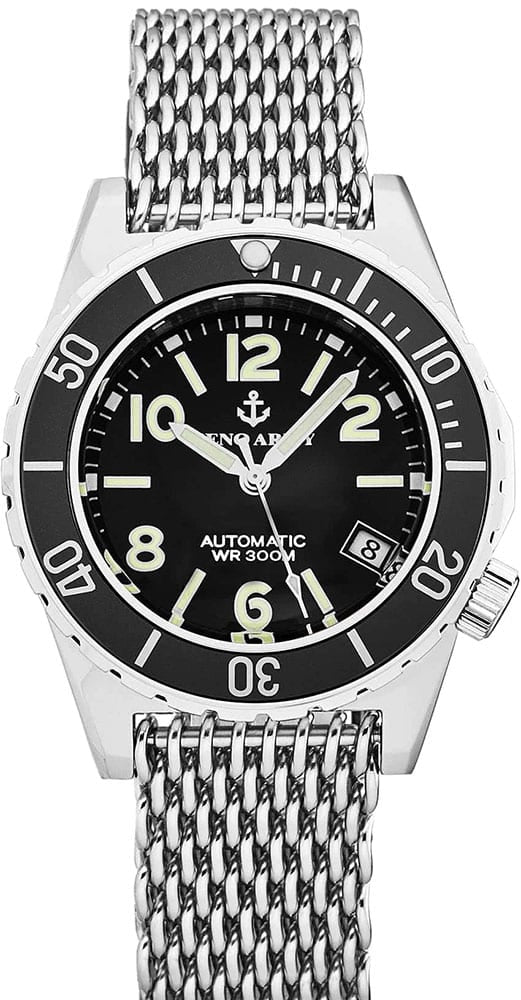 Army Diver Automatic mesh – Zeno Watch