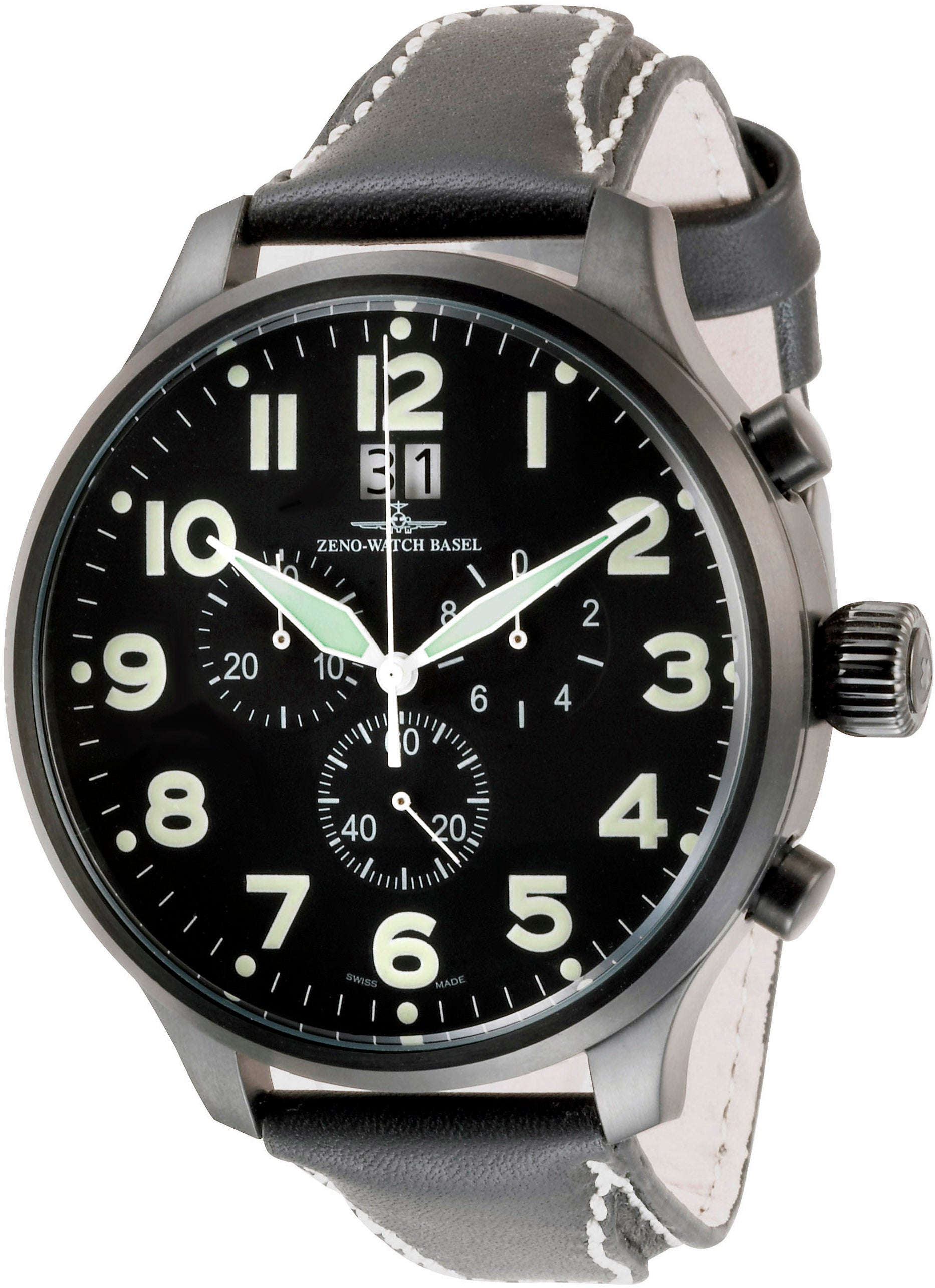 Super Oversized BK Chrono Big Date – ZENO-WATCH BASEL