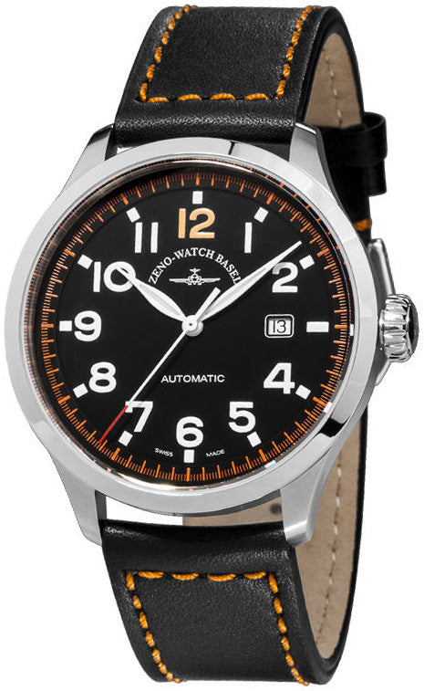 Zeno 6273-i2-roem Orologio Uomo Automatico - Design Retro Con Funzione Data E Movimento Meccanico