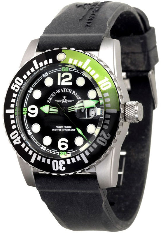Airplane Diver Quartz Numbers – ZENO-WATCH BASEL