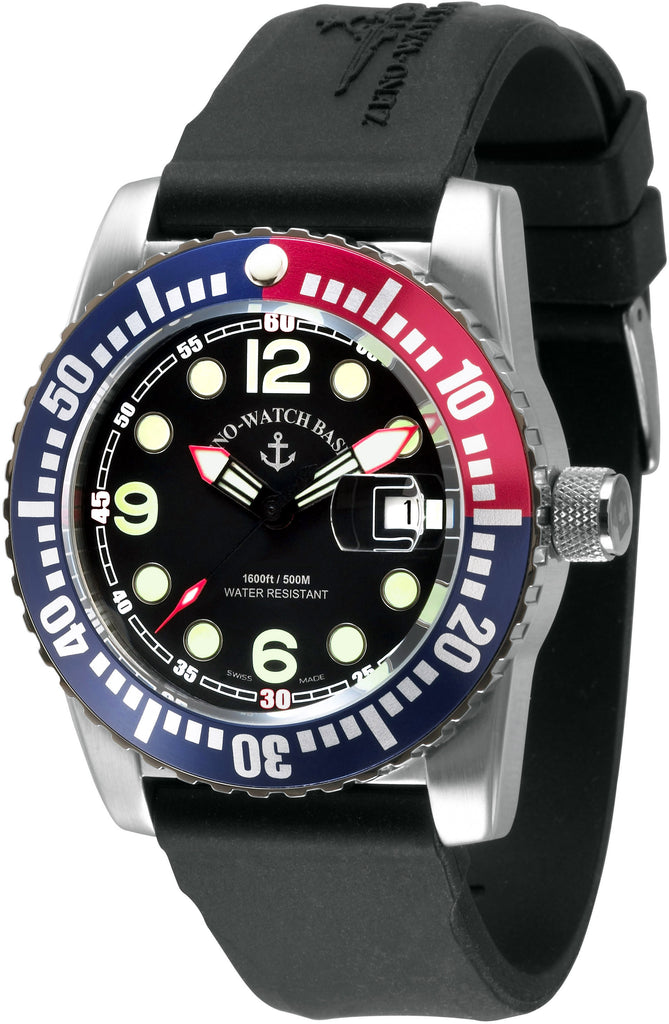 Airplane Diver Quartz Numbers – ZENO-WATCH BASEL