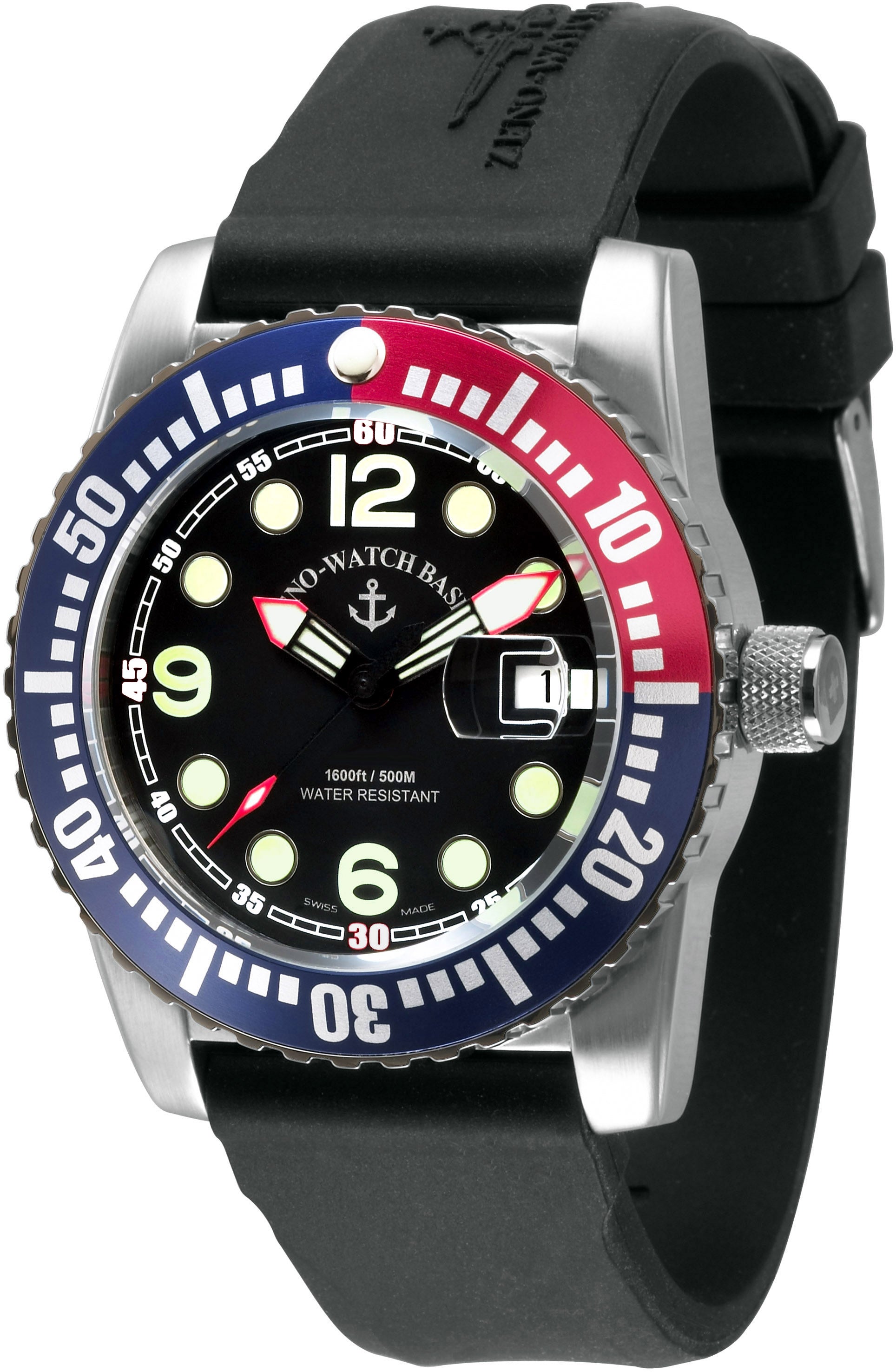 Airplane Diver Quartz Numbers – ZENO-WATCH BASEL