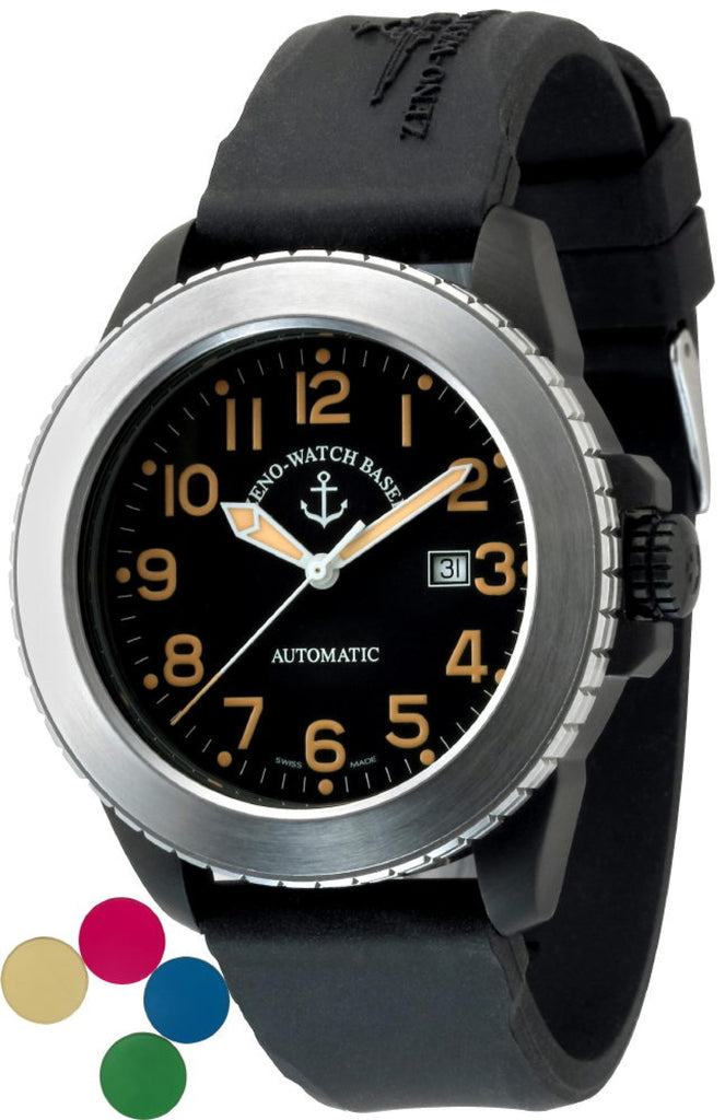 Jumbo Biker Automatic Black&Stainless Steel