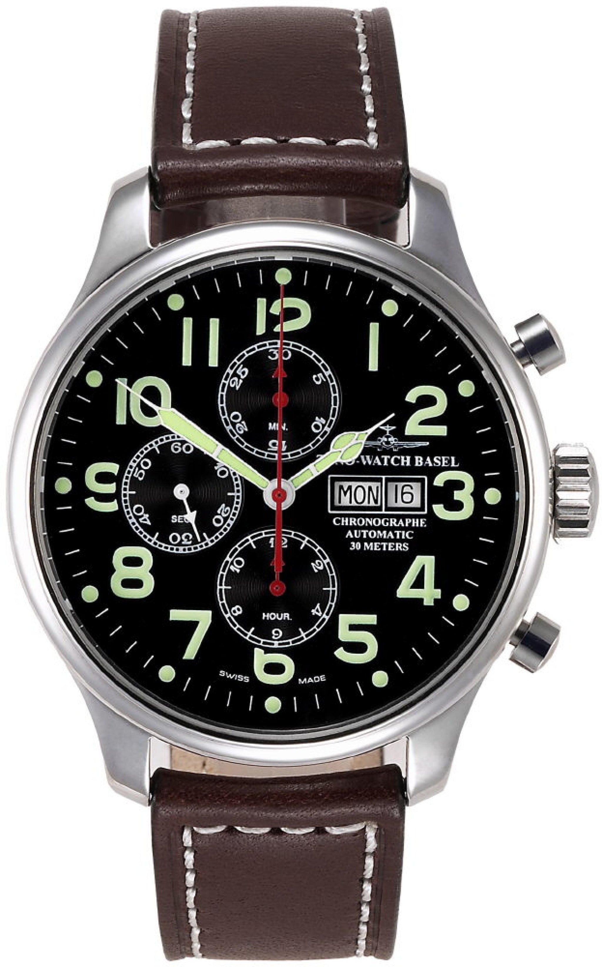 zeno-watch Oversized Day Date Retrograd ZENO-WATCH BASEL X-Large 