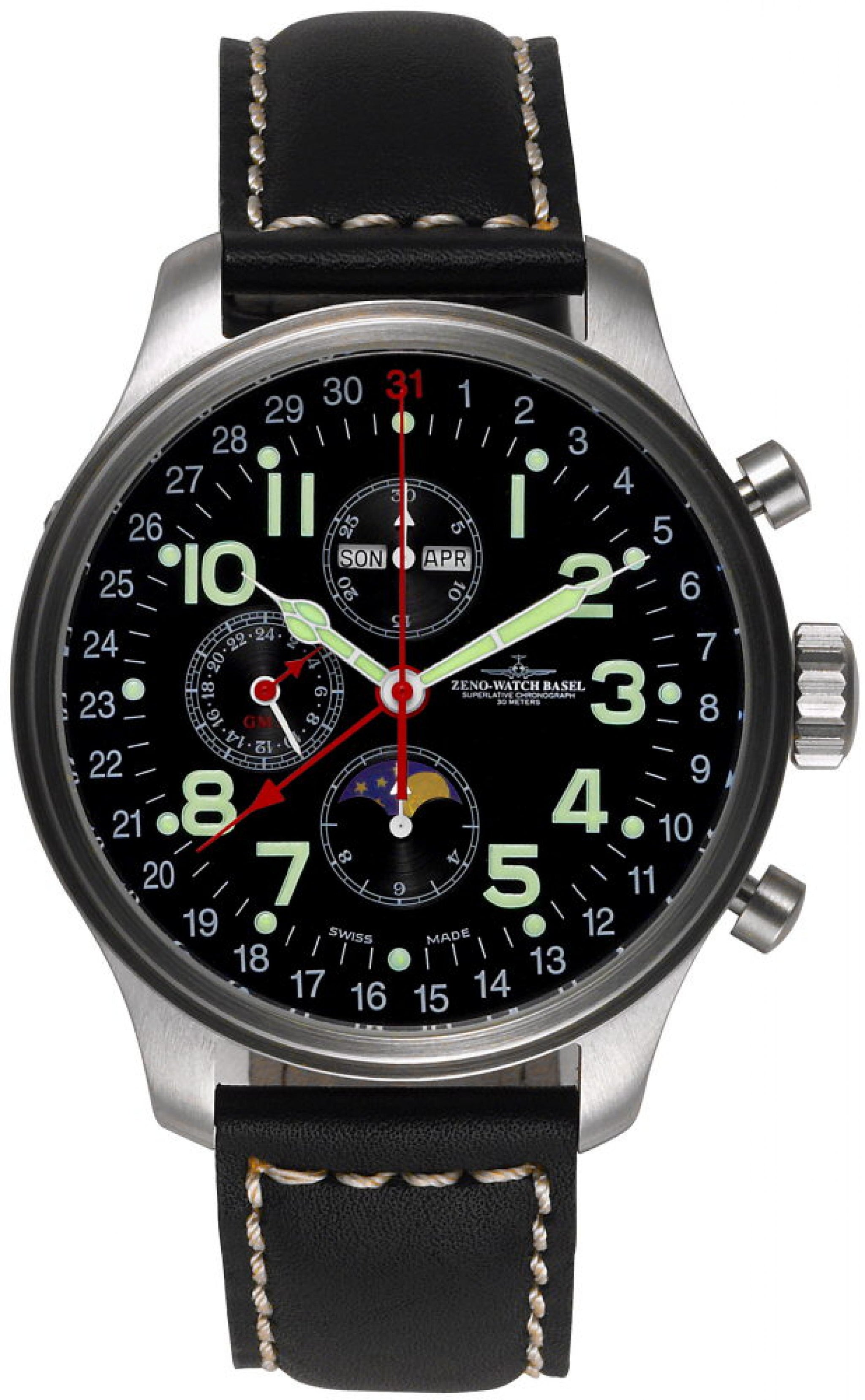 OS Pilot Chronograph full calendar – ZENO-WATCH BASEL