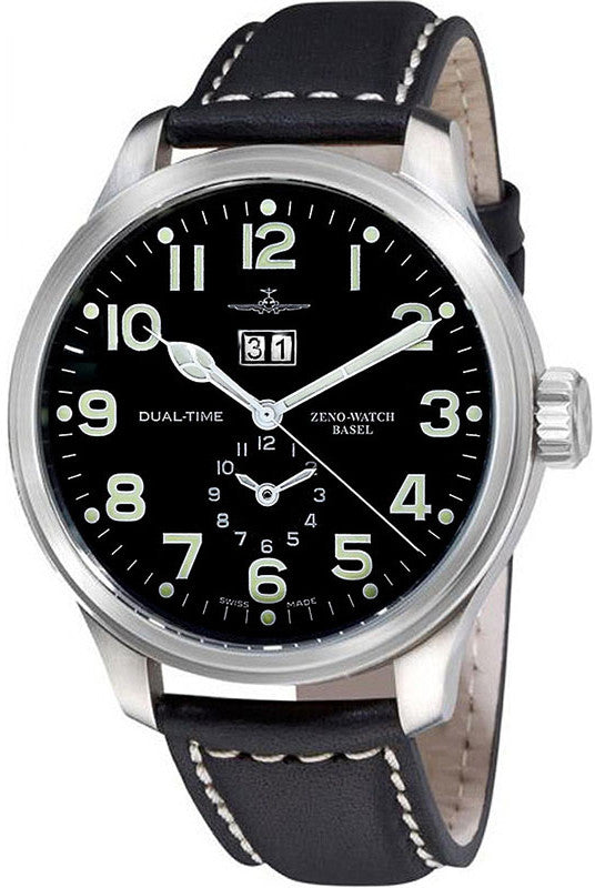 OS Pilot Big Date + Dual-Time – ZENO-WATCH BASEL