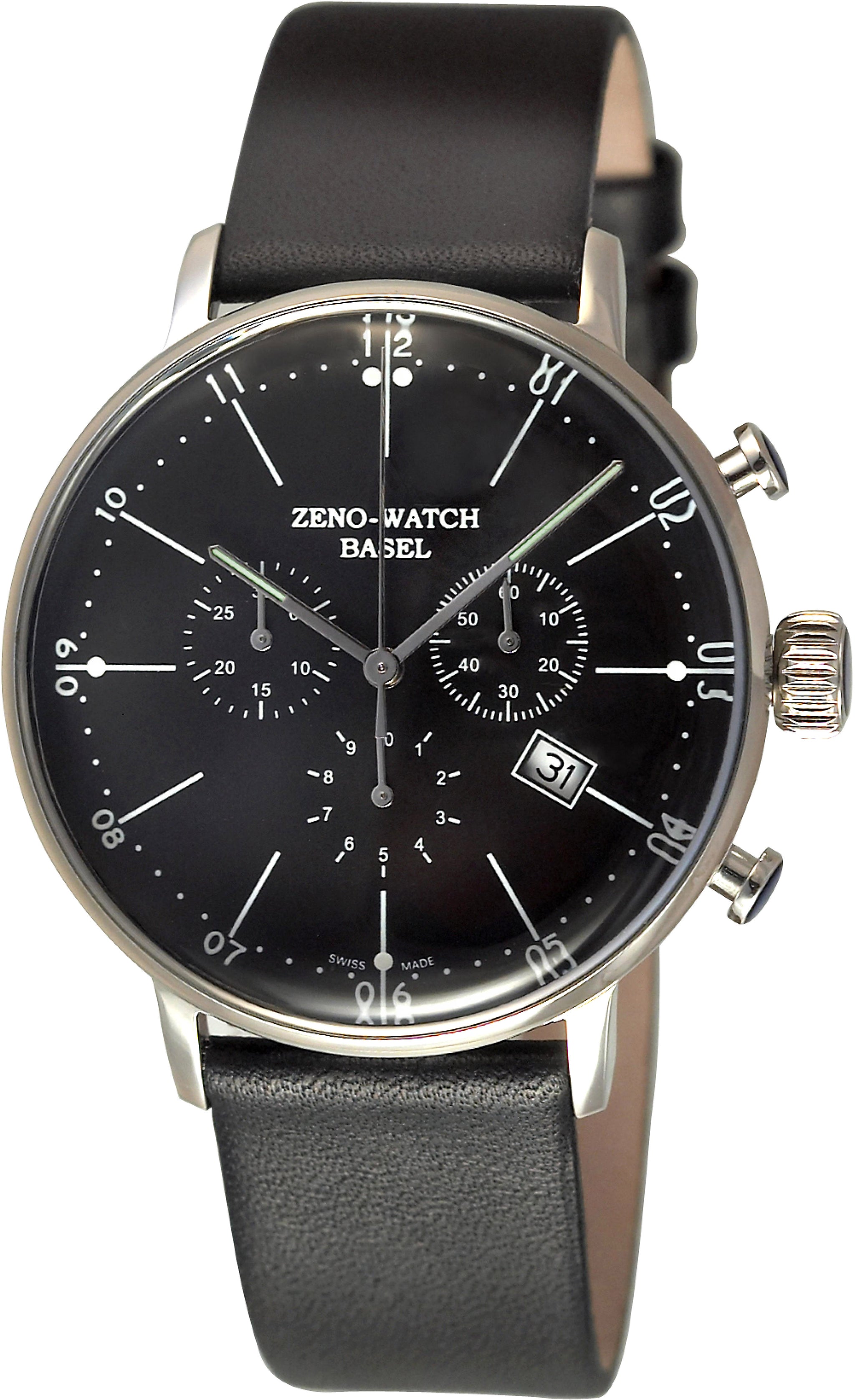 Zeno Orologio Uomo ZE5231-2 - Design Moderno, 44mm, 5 ATM