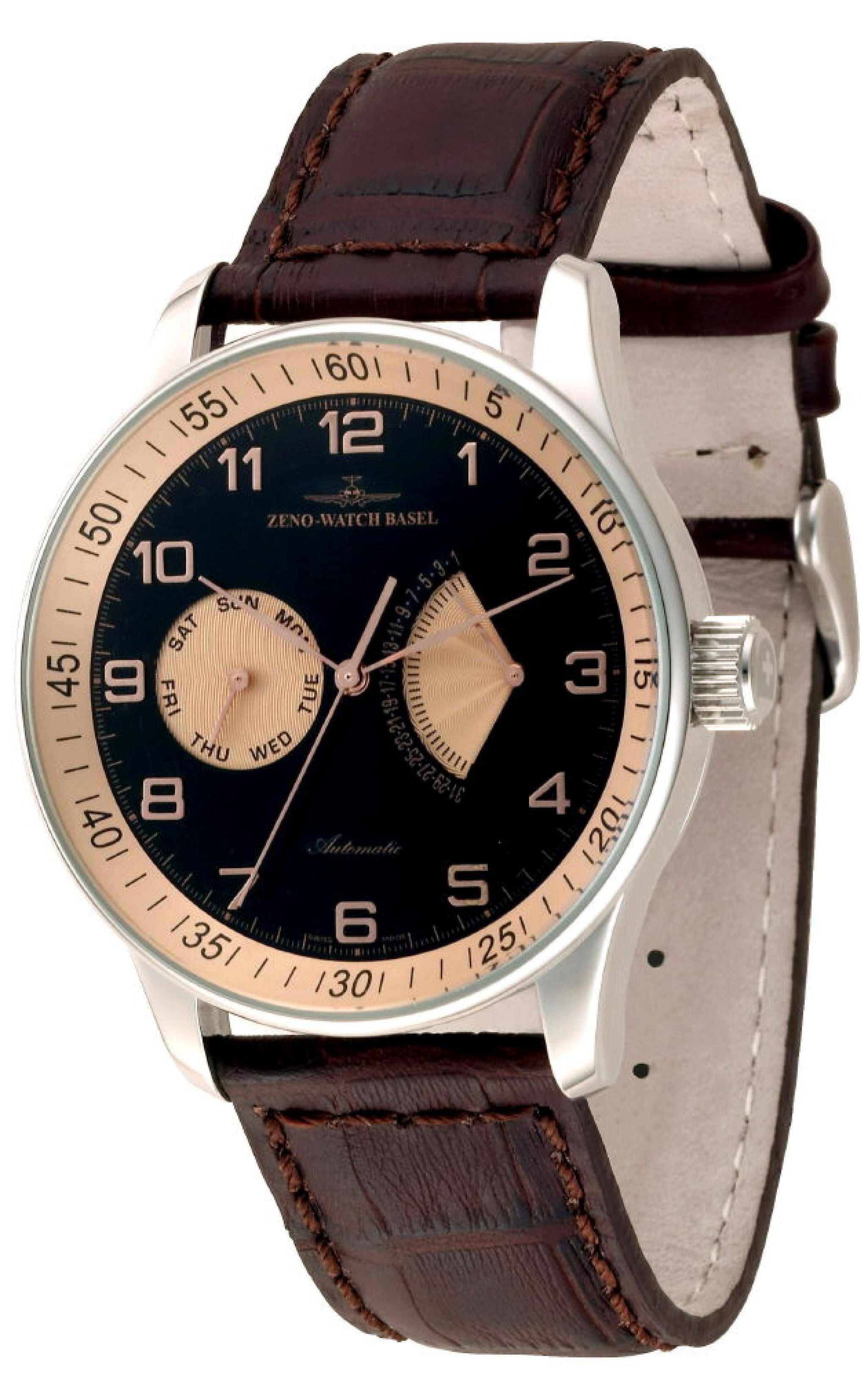 時計 zeno-watch Oversized Day Date Retrograd Oversized Pilot Day Date Retrograde – ZENO-WATCH BASEL