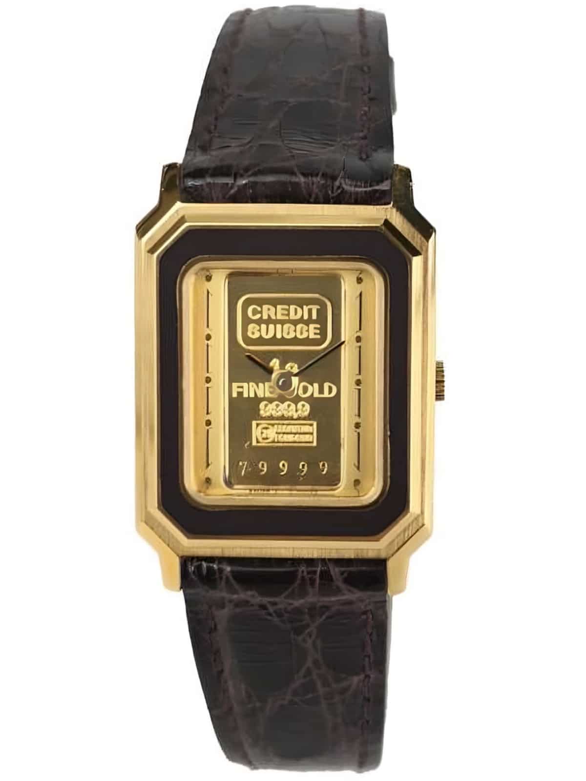 Ladies Catena gold bar Credit Suisse 1 gr Chinese lacquer – ZENO